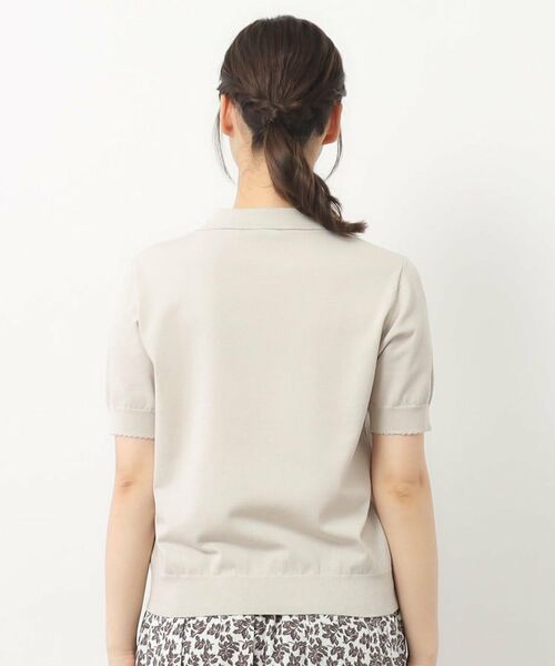 LAURA ASHLEY / ローラ アシュレイ ニット・セーター | 【UVカット/洗える】衿付きサマーニット | 詳細23