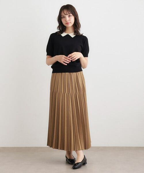 LAURA ASHLEY / ローラ アシュレイ ニット・セーター | 【UVカット/洗える】衿付きサマーニット | 詳細6