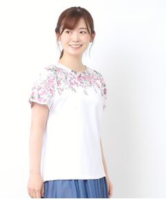 Laura Ashley 大きいサイズ XLサイズ セレブ 高級 トップス Buy Laura Ashley Ecru/Pink Ruffle Frill Top from Next Luxembourg