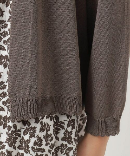 LAURA ASHLEY / ローラ アシュレイ カーディガン・ボレロ | 【接触冷感/UVカット／洗える】トッパーカーディガン | 詳細14