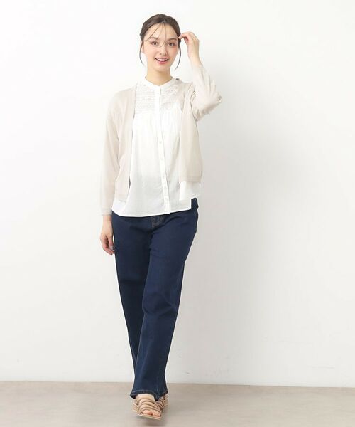 LAURA ASHLEY / ローラ アシュレイ カーディガン・ボレロ | 【接触冷感/UVカット／洗える】トッパーカーディガン | 詳細2