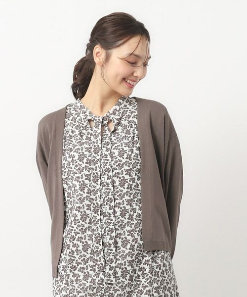 LAURA ASHLEY / ローラ アシュレイ カーディガン・ボレロ | 【接触冷感/UVカット／洗える】トッパーカーディガン | 詳細5