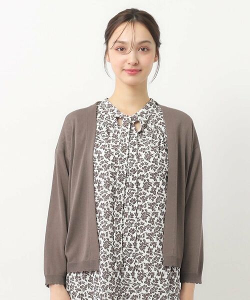 LAURA ASHLEY / ローラ アシュレイ カーディガン・ボレロ | 【接触冷感/UVカット／洗える】トッパーカーディガン | 詳細9