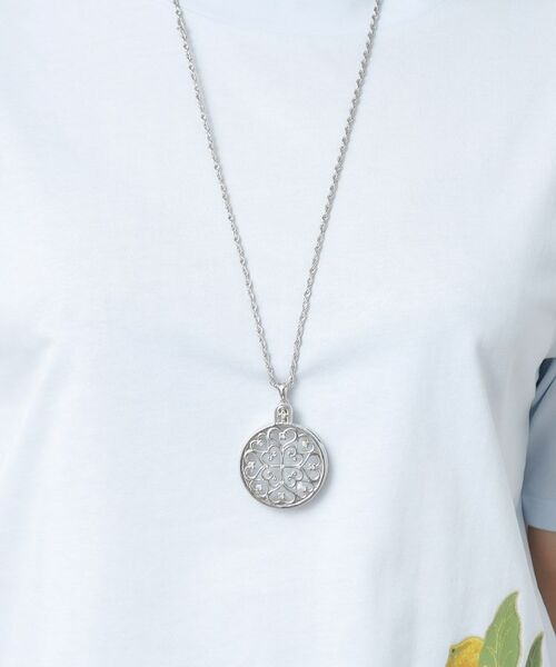 スライド式／ルーペ】ラウンドネックレス （ネックレス