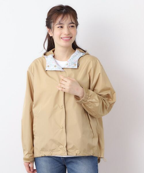 LAURA ASHLEY/ローラ アシュレイ 【STORY掲載!】シェルストン柄 レインコート ベージュ(104) 00(FREE) LAURA ASHLEY/ローラ アシュレイ 【STORY掲載!】シェルストン柄 レインコート ベージュ(104) 00(FREE)