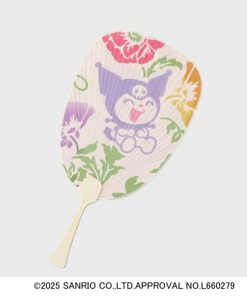 LAURA ASHLEY / ローラ アシュレイ その他小物 | 【サンリオキャラクターズ コラボ】クロミxフレッシュフォード柄 手ぬぐいうちわ | 詳細3