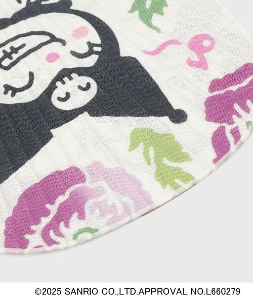 LAURA ASHLEY / ローラ アシュレイ その他小物 | 【サンリオキャラクターズ コラボ】クロミxフレッシュフォード柄 手ぬぐいうちわ | 詳細4