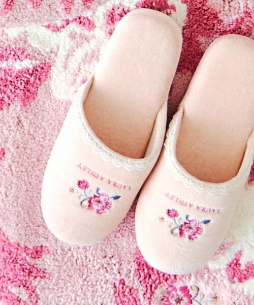 LAURA ASHLEY/ローラ アシュレイ ローザリンド スリッパ ピンク(172) 00(FREE) LAURA ASHLEY/ローラ アシュレイ ローザリンド スリッパ ピンク(172) 00(FREE)