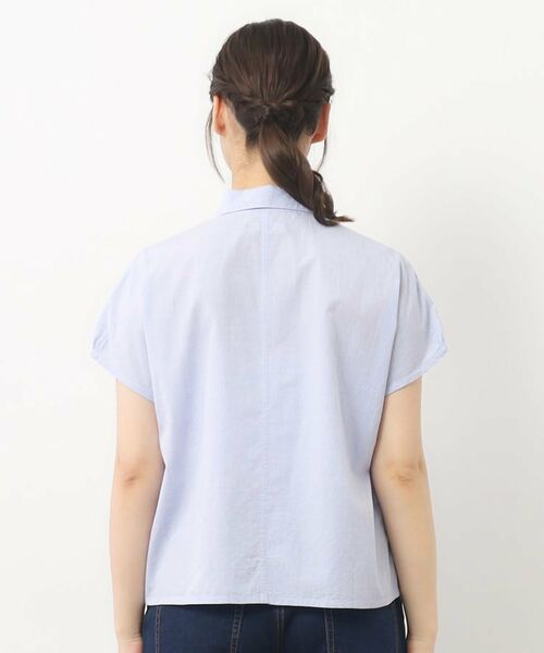 LAURA ASHLEY / ローラ アシュレイ シャツ・ブラウス | 【日本製/ワンマイルウエア】フレンチ袖ブラウス | 詳細11