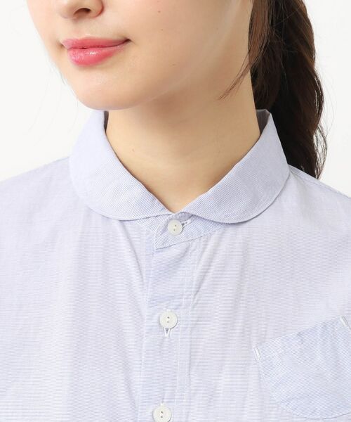 LAURA ASHLEY / ローラ アシュレイ シャツ・ブラウス | 【日本製/ワンマイルウエア】フレンチ袖ブラウス | 詳細12