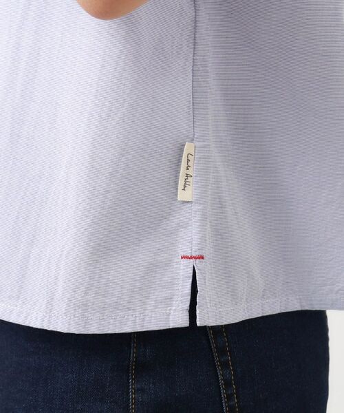 LAURA ASHLEY / ローラ アシュレイ シャツ・ブラウス | 【日本製/ワンマイルウエア】フレンチ袖ブラウス | 詳細14