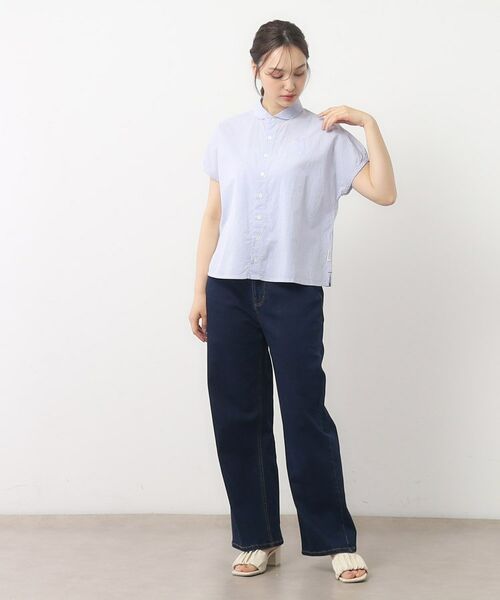 LAURA ASHLEY / ローラ アシュレイ シャツ・ブラウス | 【日本製/ワンマイルウエア】フレンチ袖ブラウス | 詳細6