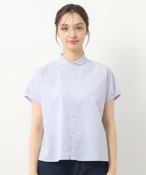 LAURA ASHLEY / ローラ アシュレイ シャツ・ブラウス | 【日本製/ワンマイルウエア】フレンチ袖ブラウス | 詳細9