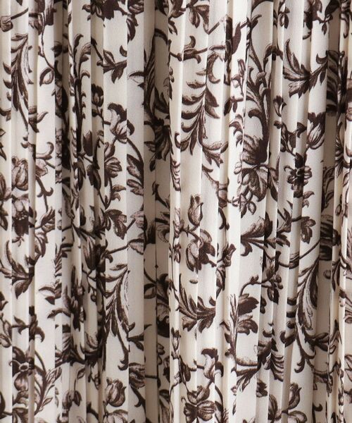 LAURA ASHLEY / ローラ アシュレイ ロング・マキシ丈スカート | 【ウエストゴム／同柄アイテムあり】アイロンワーク スクロール柄 スカート | 詳細4