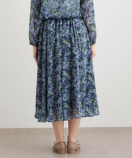 LAURA ASHLEY / ローラ アシュレイ ロング・マキシ丈スカート | 【洗える／同柄アイテムあり】ケラウェイ柄 ドビースカート | 詳細11