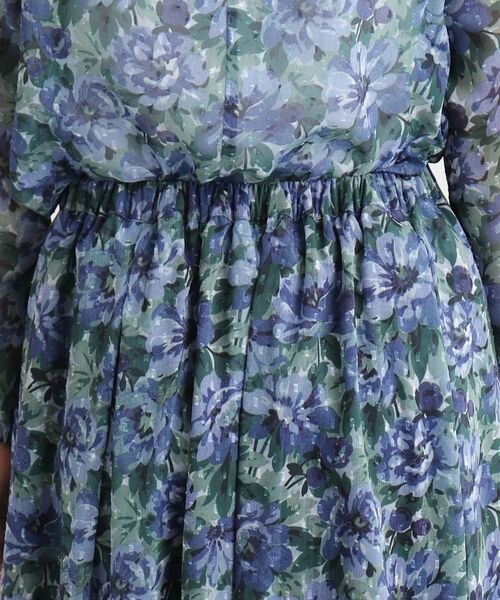 LAURA ASHLEY / ローラ アシュレイ ロング・マキシ丈スカート | 【洗える／同柄アイテムあり】ケラウェイ柄 ドビースカート | 詳細13