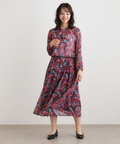 LAURA ASHLEY / ローラ アシュレイ ロング・マキシ丈スカート | 【洗える／同柄アイテムあり】ケラウェイ柄 ドビースカート | 詳細2