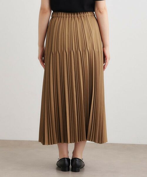 LAURA ASHLEY / ローラ アシュレイ ロング・マキシ丈スカート | 【洗える／ストレッチツイル／ウエストゴム】プリーツスカート | 詳細10