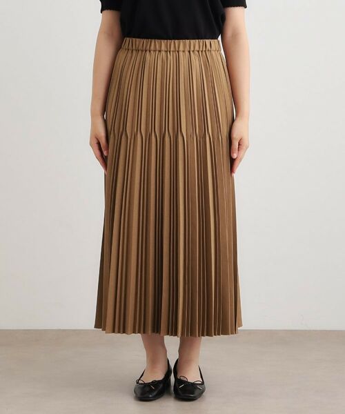 LAURA ASHLEY / ローラ アシュレイ ロング・マキシ丈スカート | 【洗える／ストレッチツイル／ウエストゴム】プリーツスカート | 詳細8