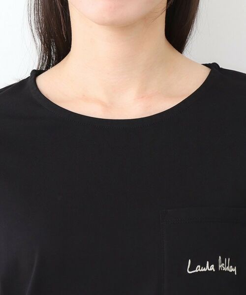 LAURA ASHLEY / ローラ アシュレイ Tシャツ | 【コットン100％／刺繍入り／3colors】エラビー スプリッグ柄 Tシャツ | 詳細16