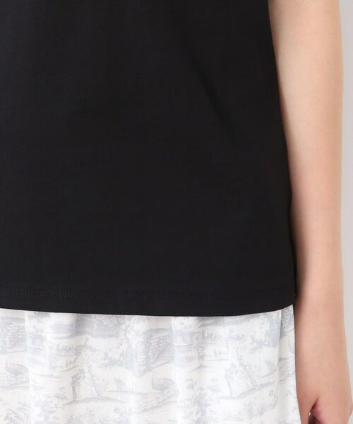 LAURA ASHLEY / ローラ アシュレイ Tシャツ | 【コットン100％／刺繍入り／3colors】エラビー スプリッグ柄 Tシャツ | 詳細20