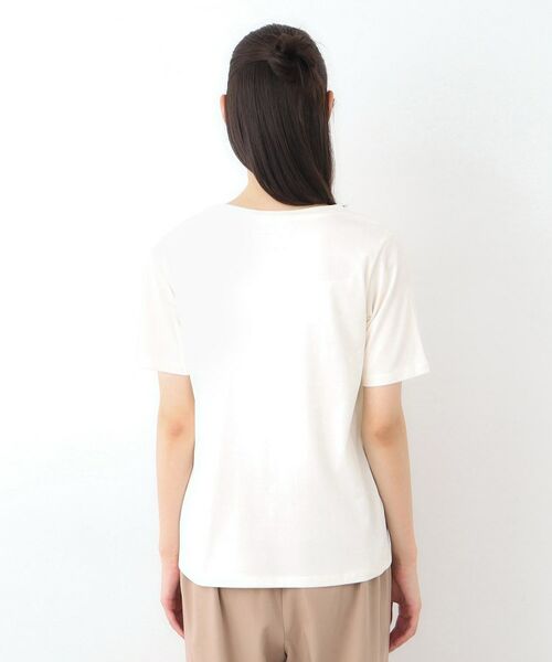 LAURA ASHLEY / ローラ アシュレイ Tシャツ | 【STORY掲載！/接触冷感/コットン100％／3colors】エラビー スカーフ柄 Tシャツ | 詳細15