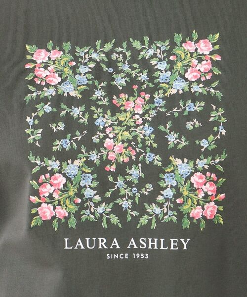 LAURA ASHLEY / ローラ アシュレイ Tシャツ | 【STORY掲載！/接触冷感/コットン100％／3colors】エラビー スカーフ柄 Tシャツ | 詳細8