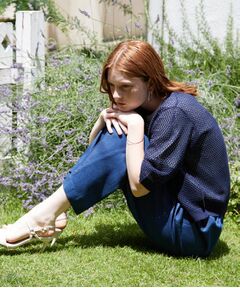 LAURA ASHLEY / ローラ アシュレイ カーディガン・ボレロ | 【STORY掲載！/リネン混／体型カバーにおすすめ】フィッシュネット カーディガン