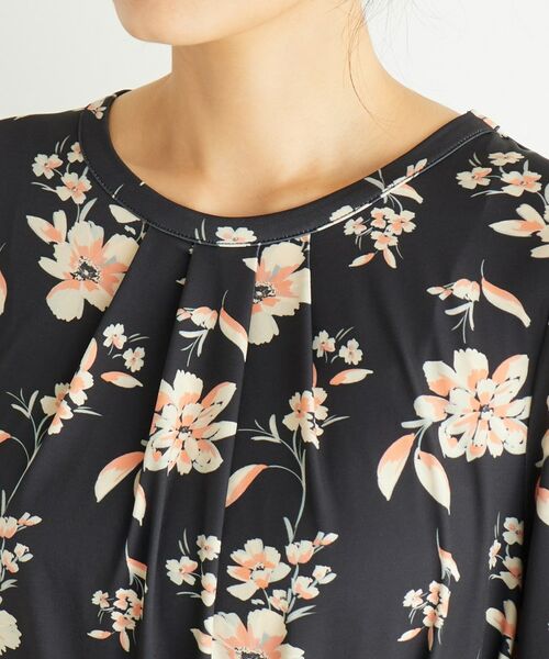 LAURA ASHLEY / ローラ アシュレイ ロング・マキシ丈ワンピース | 【洗える/ジャージ素材/同柄アイテムあり】ミラ柄ワンピース | 詳細8