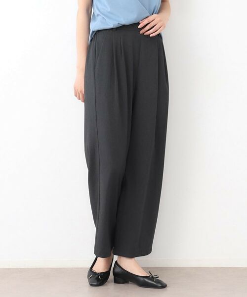 LAURA ASHLEY / ローラ アシュレイ パンツ | 【ストレッチ/ウエストゴム/毛羽立ちにくい】サイロドライギャバ トラウザー | 詳細1