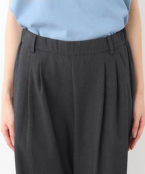 LAURA ASHLEY / ローラ アシュレイ パンツ | 【ストレッチ/ウエストゴム/毛羽立ちにくい】サイロドライギャバ トラウザー | 詳細12