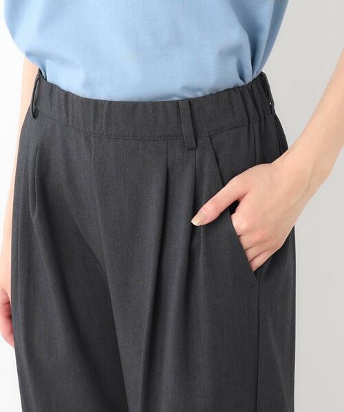 LAURA ASHLEY / ローラ アシュレイ パンツ | 【ストレッチ/ウエストゴム/毛羽立ちにくい】サイロドライギャバ トラウザー | 詳細14