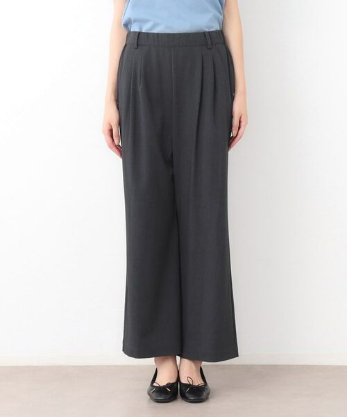 LAURA ASHLEY / ローラ アシュレイ パンツ | 【ストレッチ/ウエストゴム/毛羽立ちにくい】サイロドライギャバ トラウザー | 詳細9