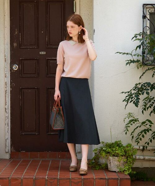 LAURA ASHLEY / ローラ アシュレイ スカート | 【STORY掲載！/ストレッチ／毛羽立ちにくい】サイロドライギャバ スカート | 詳細16