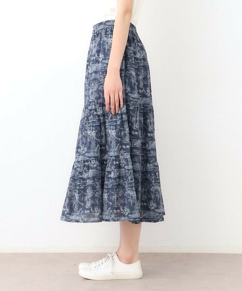 LAURA ASHLEY / ローラ アシュレイ ロング・マキシ丈スカート | 【ウエストゴム／コットン100％／同柄アイテムあり】ブレイスミス トワル柄 スカート | 詳細10