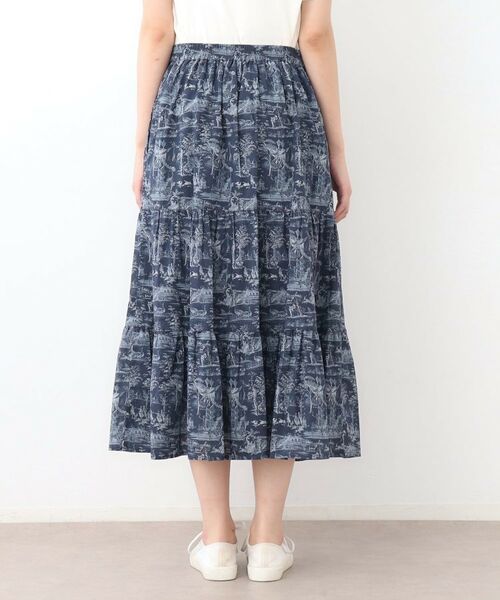 LAURA ASHLEY / ローラ アシュレイ ロング・マキシ丈スカート | 【ウエストゴム／コットン100％／同柄アイテムあり】ブレイスミス トワル柄 スカート | 詳細11