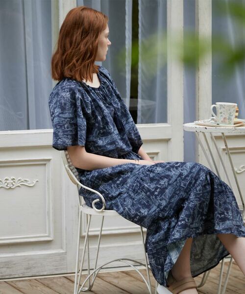 LAURA ASHLEY / ローラ アシュレイ ロング・マキシ丈スカート | 【ウエストゴム／コットン100％／同柄アイテムあり】ブレイスミス トワル柄 スカート | 詳細16