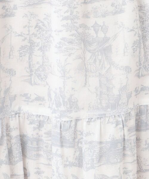 LAURA ASHLEY / ローラ アシュレイ ロング・マキシ丈スカート | 【ウエストゴム／コットン100％／同柄アイテムあり】ブレイスミス トワル柄 スカート | 詳細4