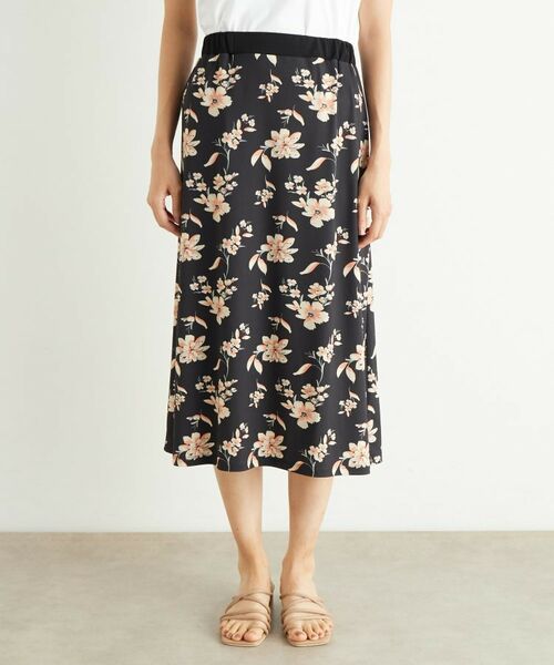 LAURA ASHLEY / ローラ アシュレイ スカート | 【洗える／ジャージ素材／同柄アイテムあり】ミラ柄スカート | 詳細5