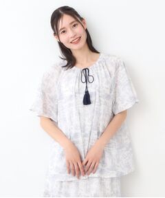 LAURA ASHLEY / ローラ アシュレイ シャツ・ブラウス | 【コットン100％／同柄アイテムあり】ブレイスミス トワル柄 ブラウス