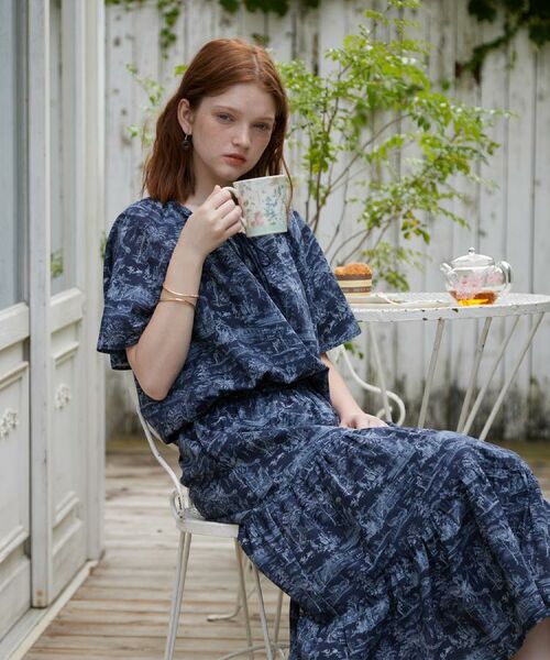 LAURA ASHLEY / ローラ アシュレイ シャツ・ブラウス | 【コットン100％／同柄アイテムあり】ブレイスミス トワル柄 ブラウス | 詳細17