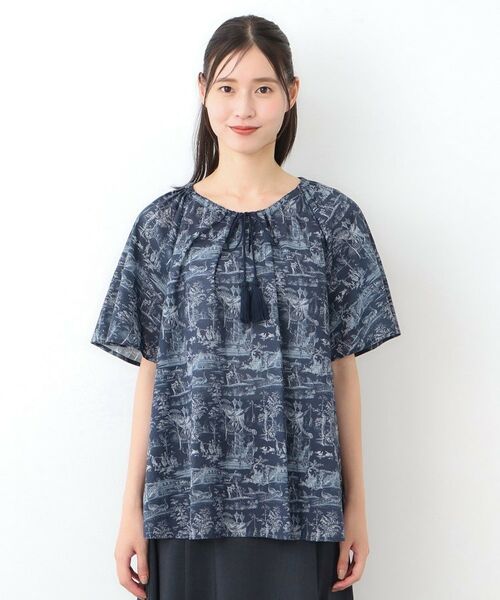 LAURA ASHLEY / ローラ アシュレイ シャツ・ブラウス | 【コットン100％／同柄アイテムあり】ブレイスミス トワル柄 ブラウス | 詳細9