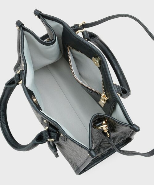 LAURA ASHLEY / ローラ アシュレイ トートバッグ | 【牛革/ショルダーベルト付き/Sサイズ】ミスタージョーンズ柄 バッグ | 詳細10