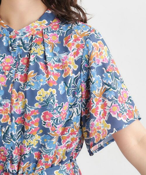 LAURA ASHLEY / ローラ アシュレイ ロング・マキシ丈ワンピース | 【WEB限定/洗える】ハニーボーン柄 ワンピース | 詳細13