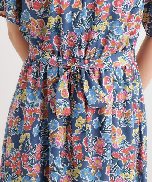 LAURA ASHLEY / ローラ アシュレイ ロング・マキシ丈ワンピース | 【WEB限定/洗える】ハニーボーン柄 ワンピース | 詳細14