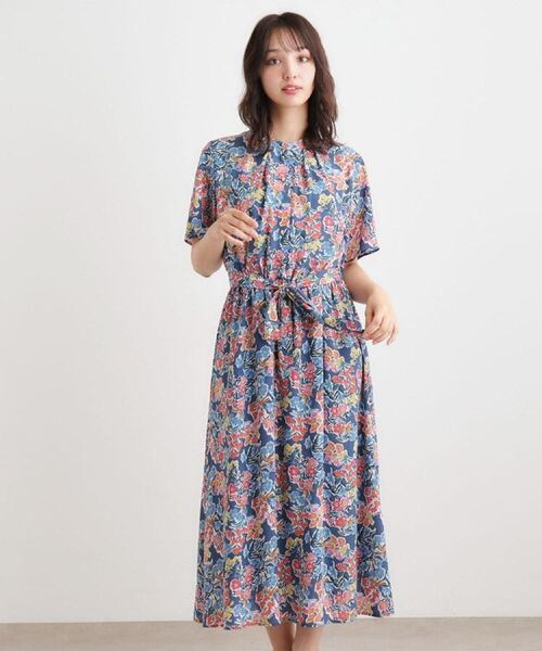 LAURA ASHLEY / ローラ アシュレイ ロング・マキシ丈ワンピース | 【WEB限定/洗える】ハニーボーン柄 ワンピース | 詳細16