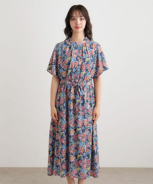 LAURA ASHLEY / ローラ アシュレイ ロング・マキシ丈ワンピース | 【WEB限定/洗える】ハニーボーン柄 ワンピース | 詳細9