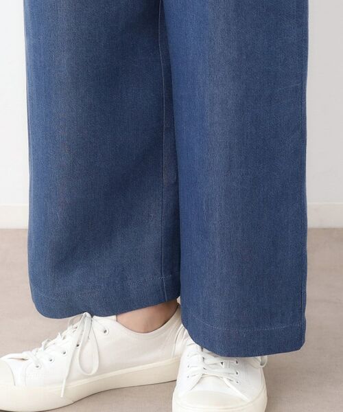 LAURA ASHLEY / ローラ アシュレイ デニムパンツ | 【STORY掲載!/ウエストゴム/タックあり】セルロースデニム イージーパンツ | 詳細15