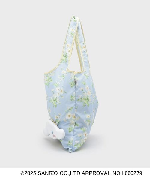 LAURA ASHLEY / ローラ アシュレイ エコバッグ | 【サンリオキャラクターズ コラボ】シナモロール×セルハムデイジー柄 パッカブルトートバッグ | 詳細4