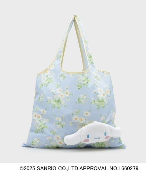 LAURA ASHLEY/ローラ アシュレイ 【サンリオキャラクターズ コラボ】シナモロール×セルハムデイジー柄 パッカブルトートバッグ ブルー(191) 00(FREE) LAURA ASHLEY/ローラ アシュレイ 【サンリオキャラクターズ コラボ】シナモロール×セルハムデイジー柄 パッカブルトートバッグ ブルー(191) 00(FREE)